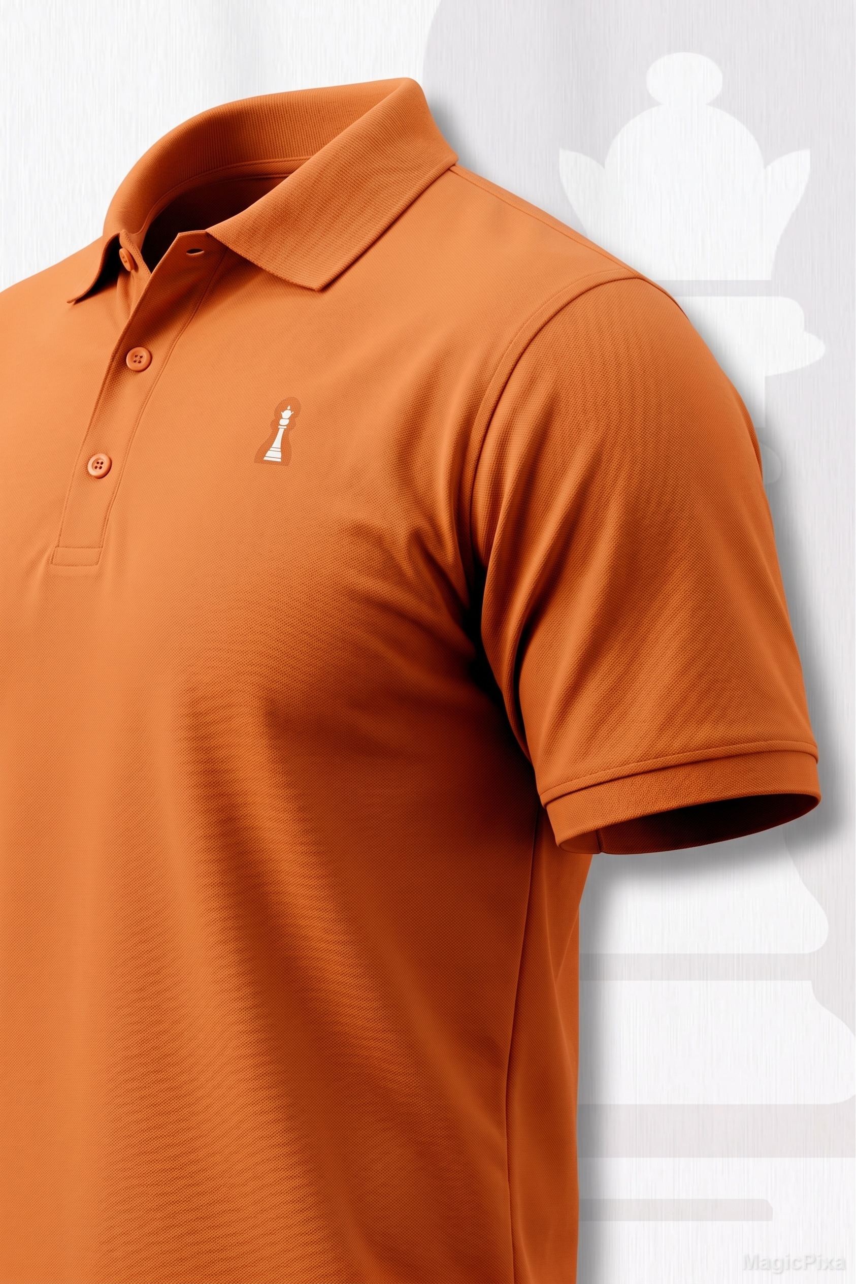 Damier Orange Polo Secondary image