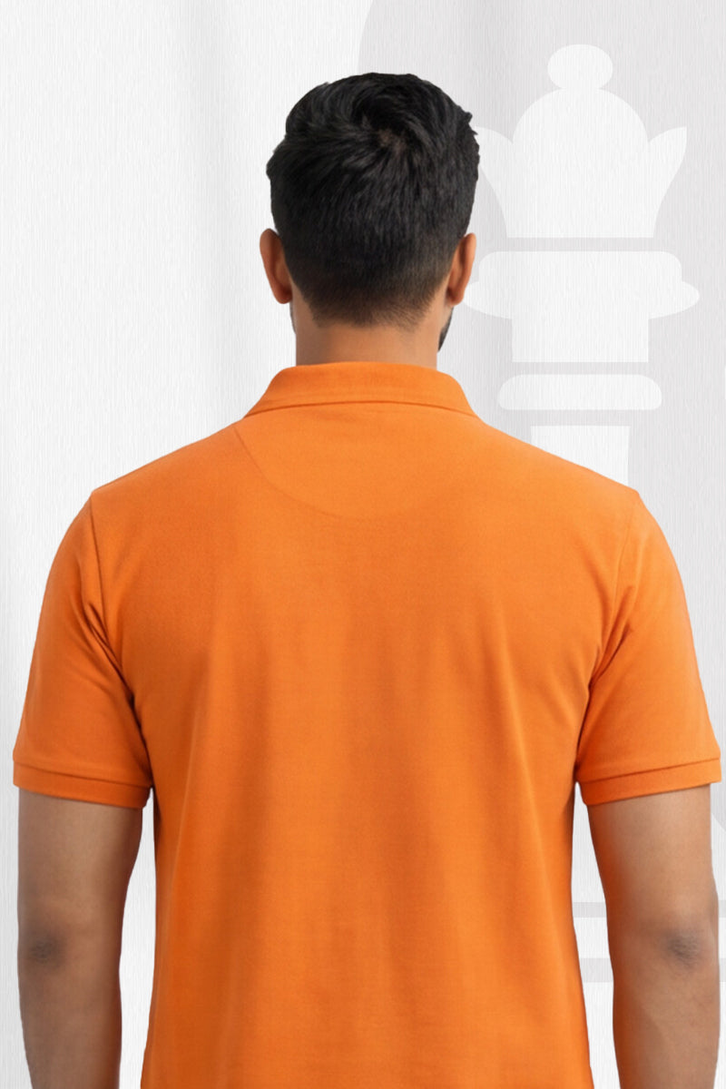 Damier Orange Polo