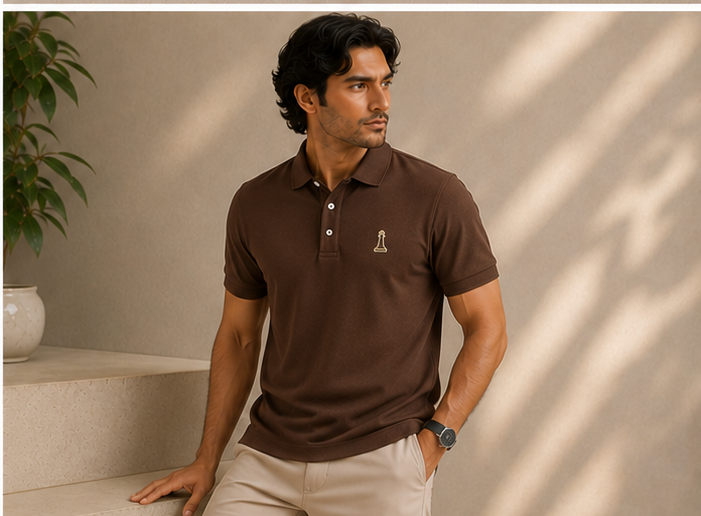 Opening Theory Tan - Brown Polo