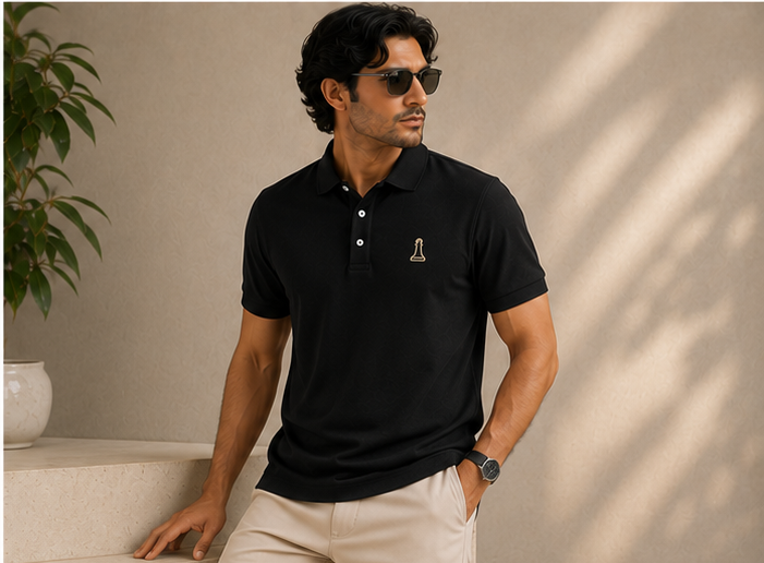 Midnight King- Black Polo Main image