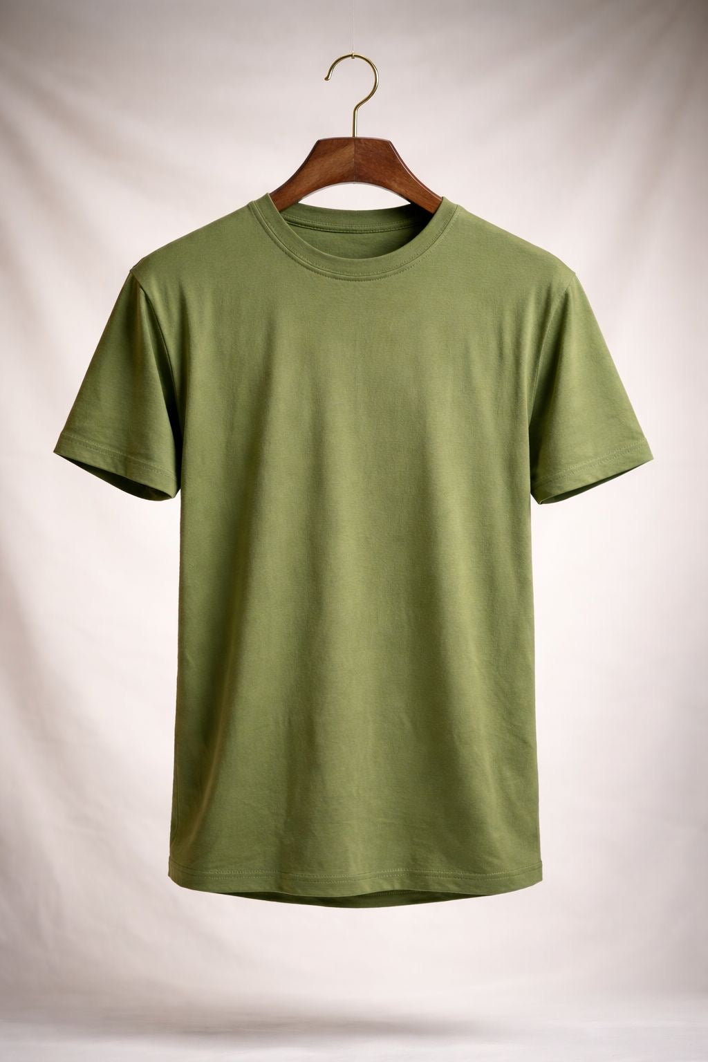 GRAPHITE OLIVE TEE Secondary image
