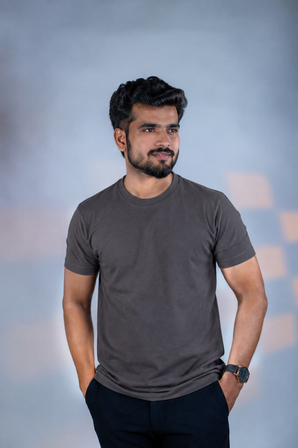 SLATE GREY TEE Secondary image