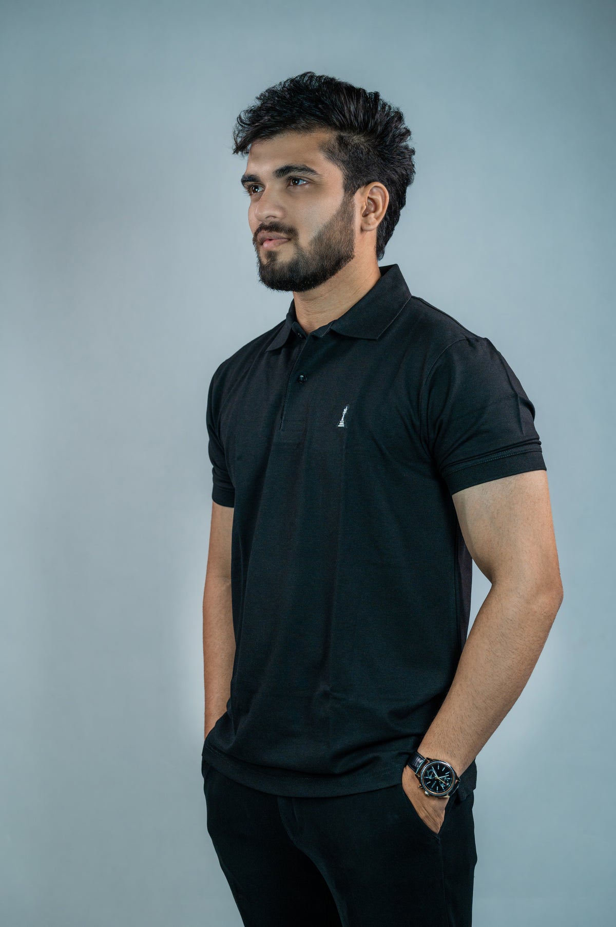 Midnight King- Black Polo Main image