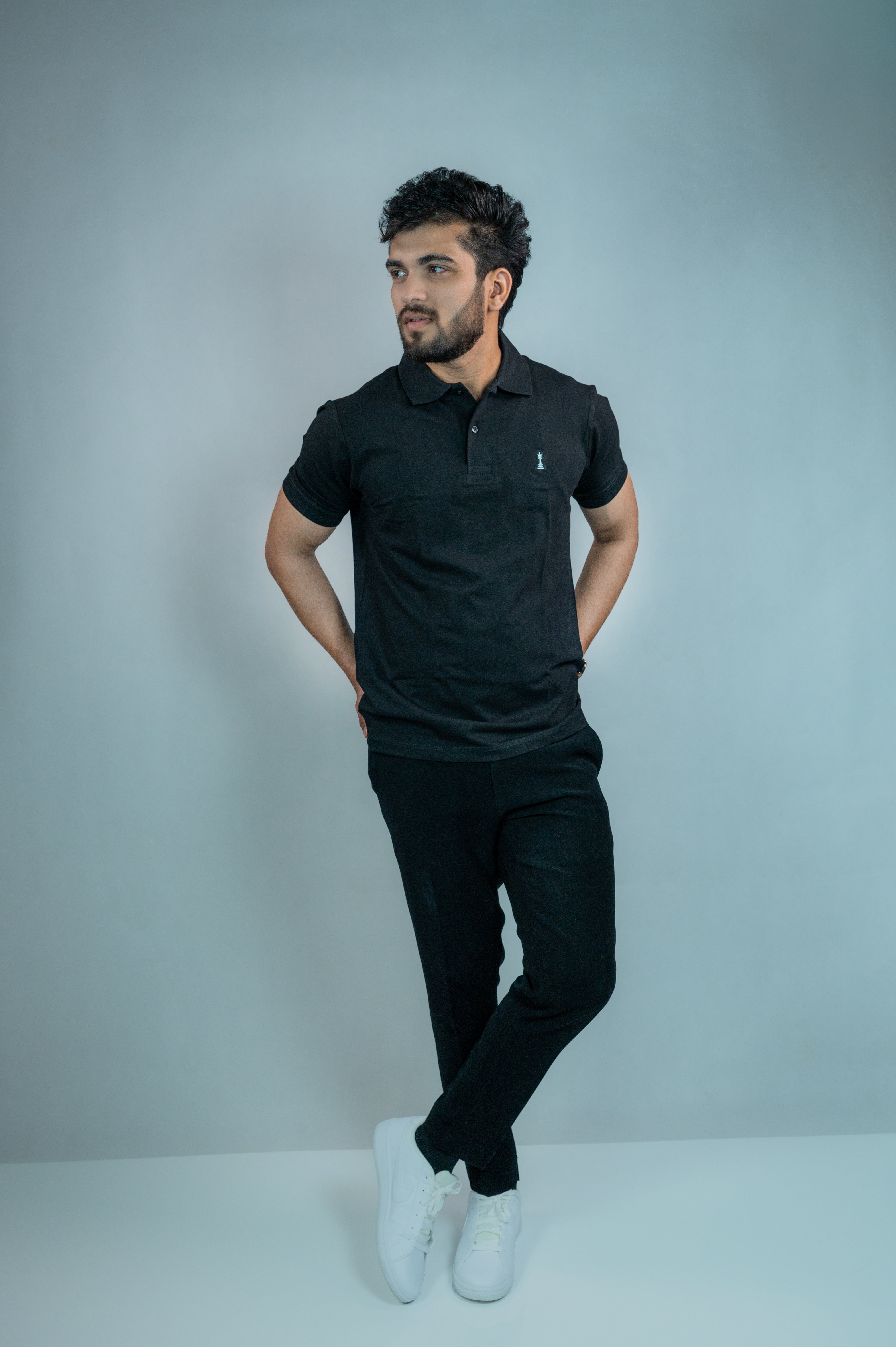 Midnight King- Black Polo Secondary image
