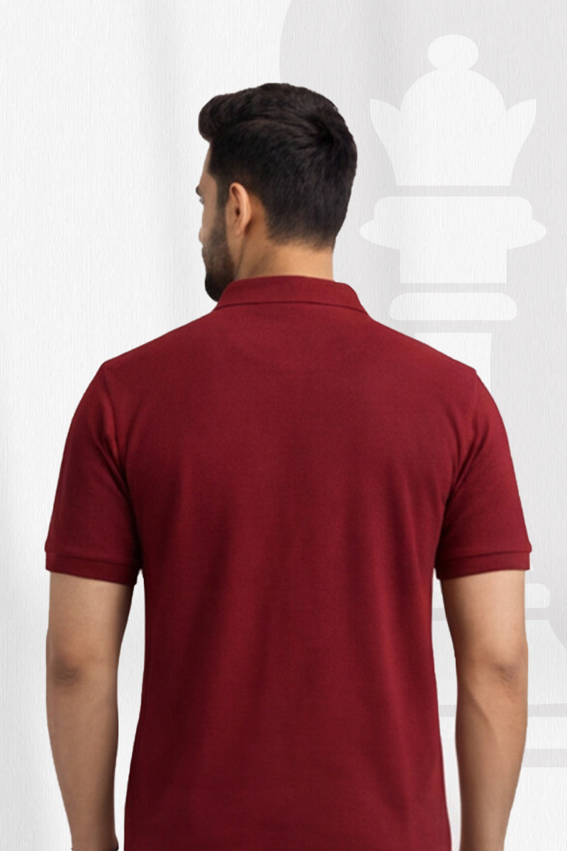 Maroon polo