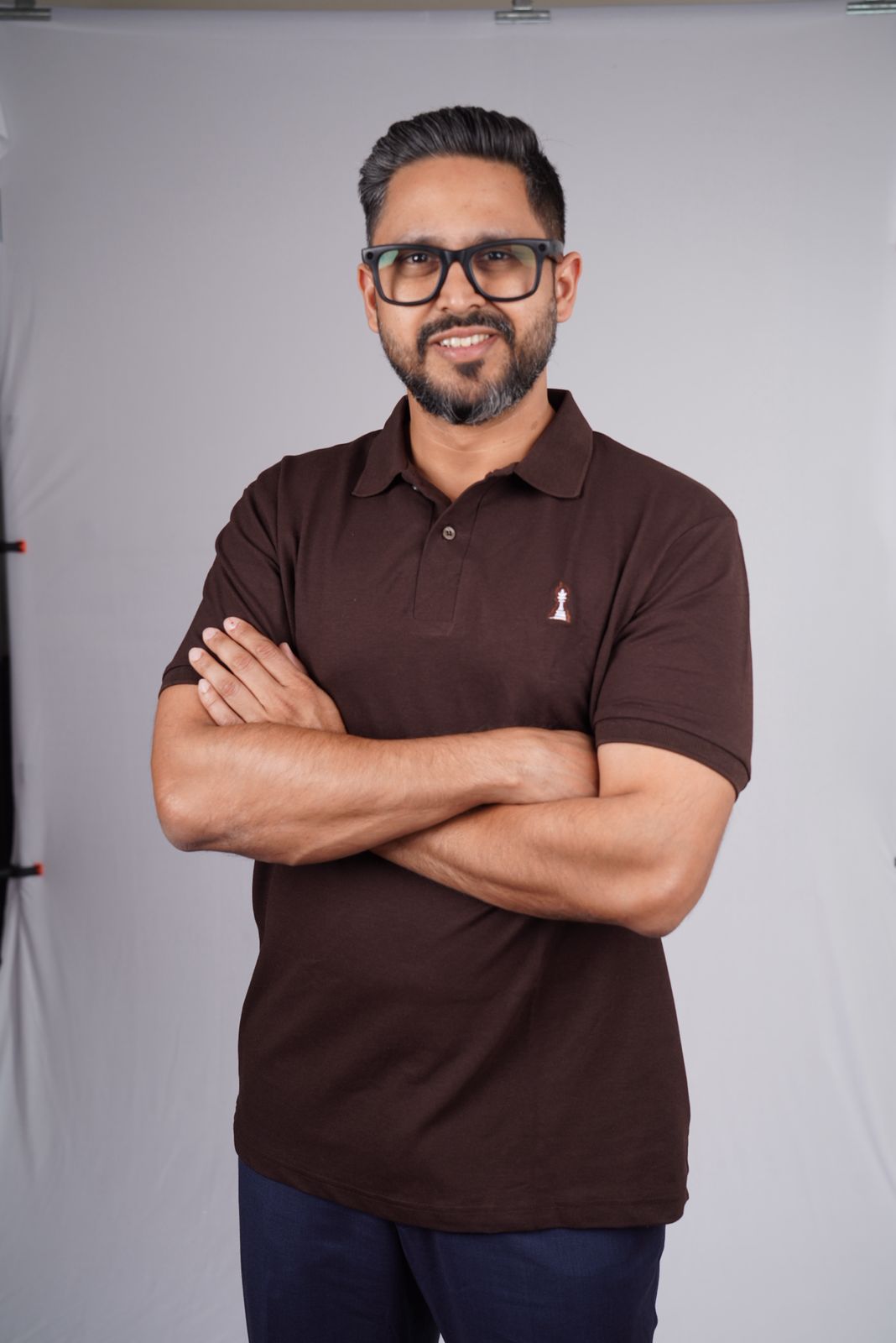 Opening Theory Tan- Brown Polo